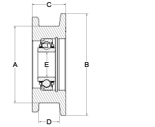 Double Flanged Steel Schematic