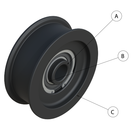 Idler Wheel Roller Diagram