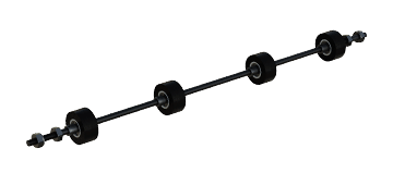 Case IH Feeder Housing Roller Kit