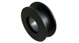 idler wheel roller double flanged series