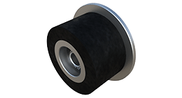 idler wheel roller flanged series