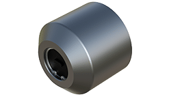 tapered edge steel roller
