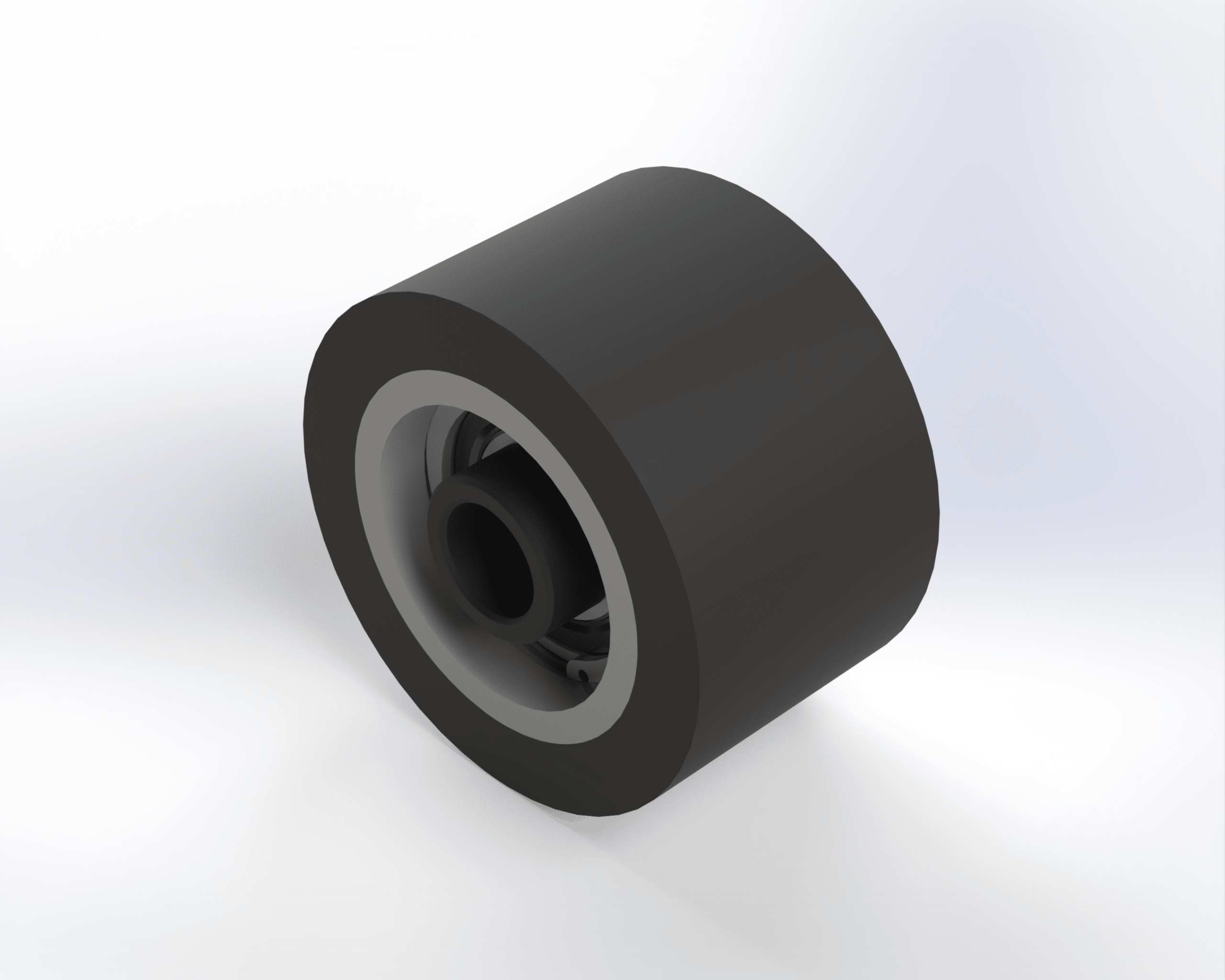 Idler wheel roller, flat series 2500BD3