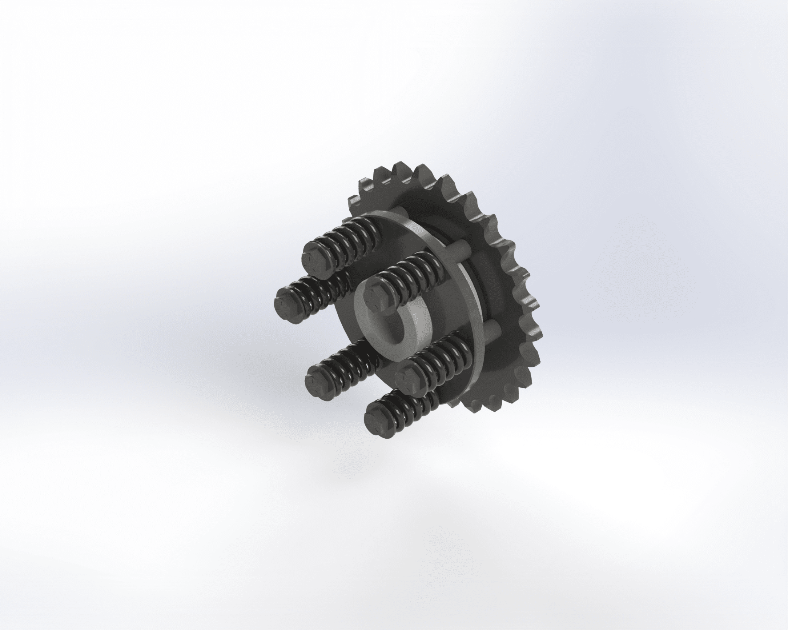 Torque limiter clutch, roller chain CL37B5160P22T6