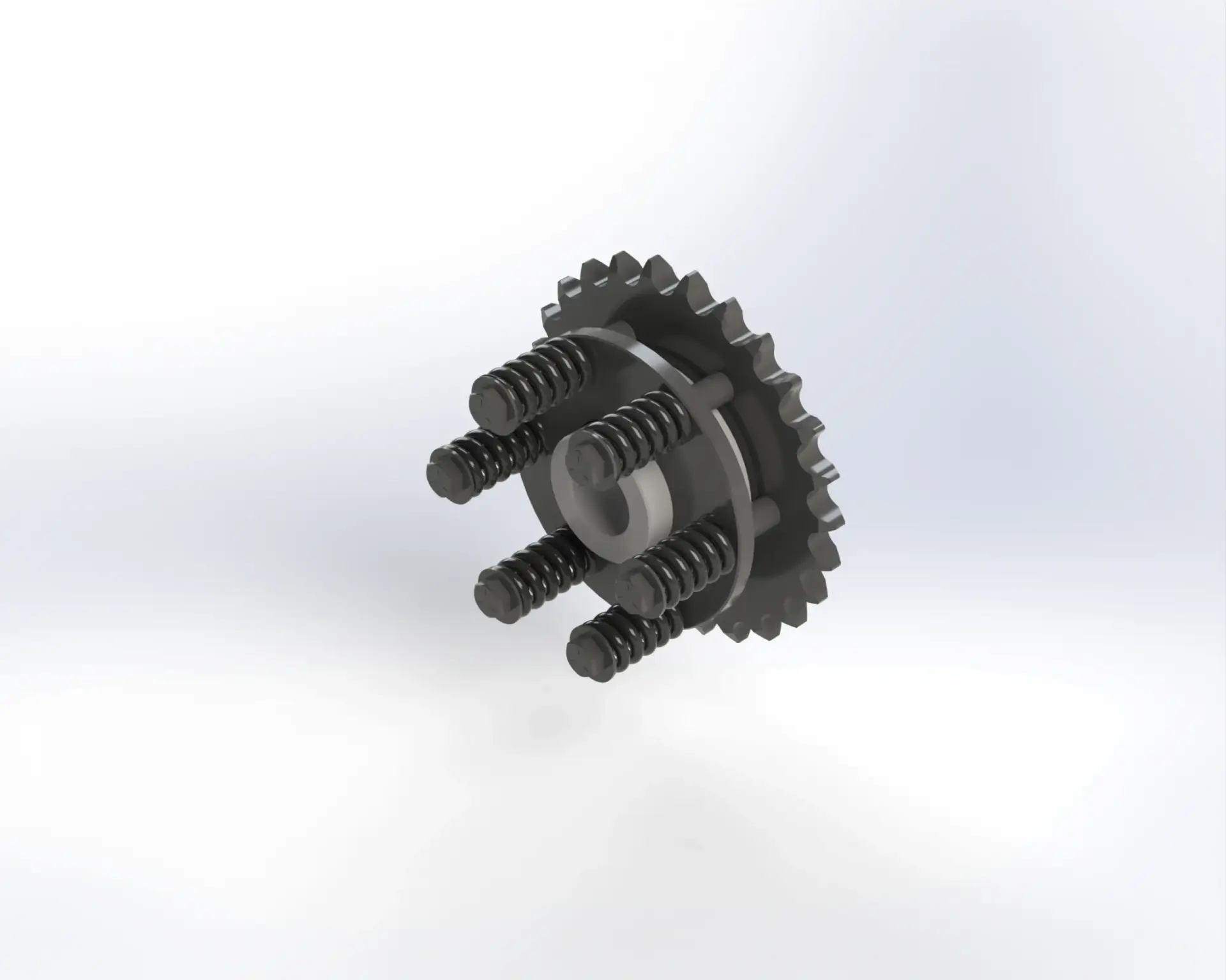 Torque limiter clutch, roller chain CL37B5160P22T6