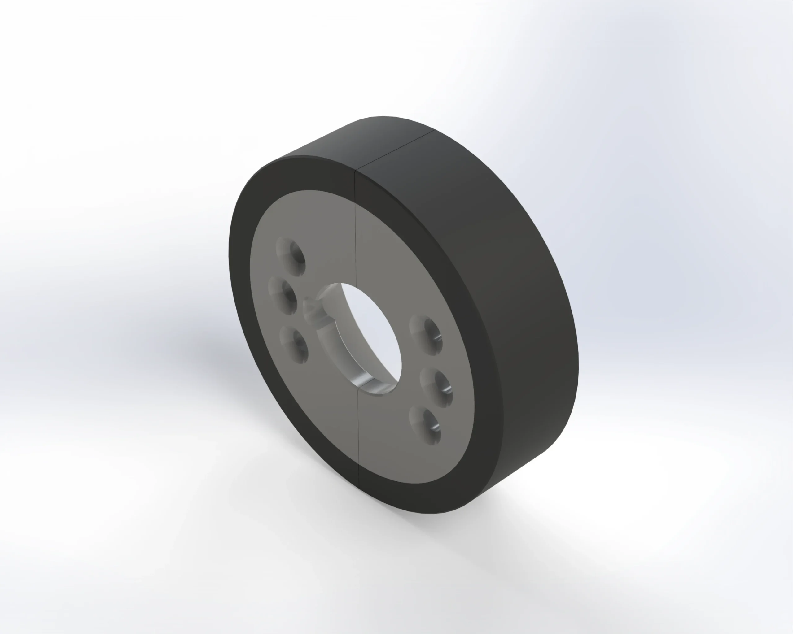 FRICTION DRIVE ROLLERS, FLAT SERIES – RUBBER DR6517R