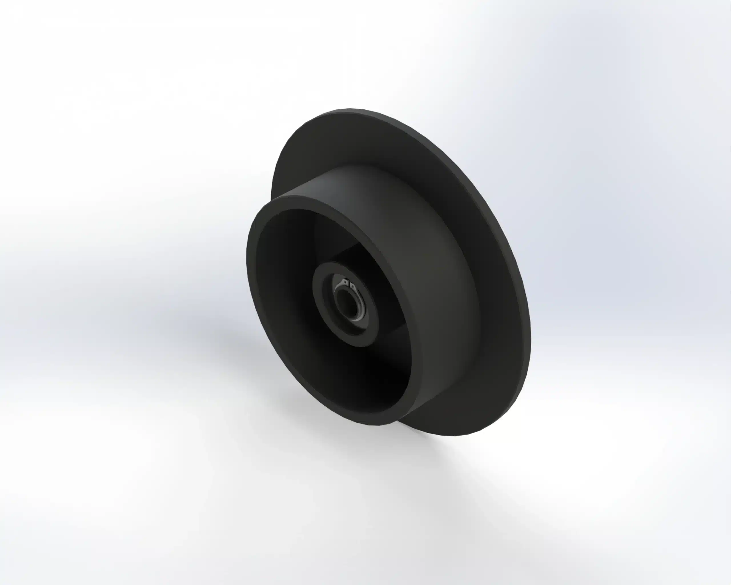 Idler wheel roller, flanged R25DNR3
