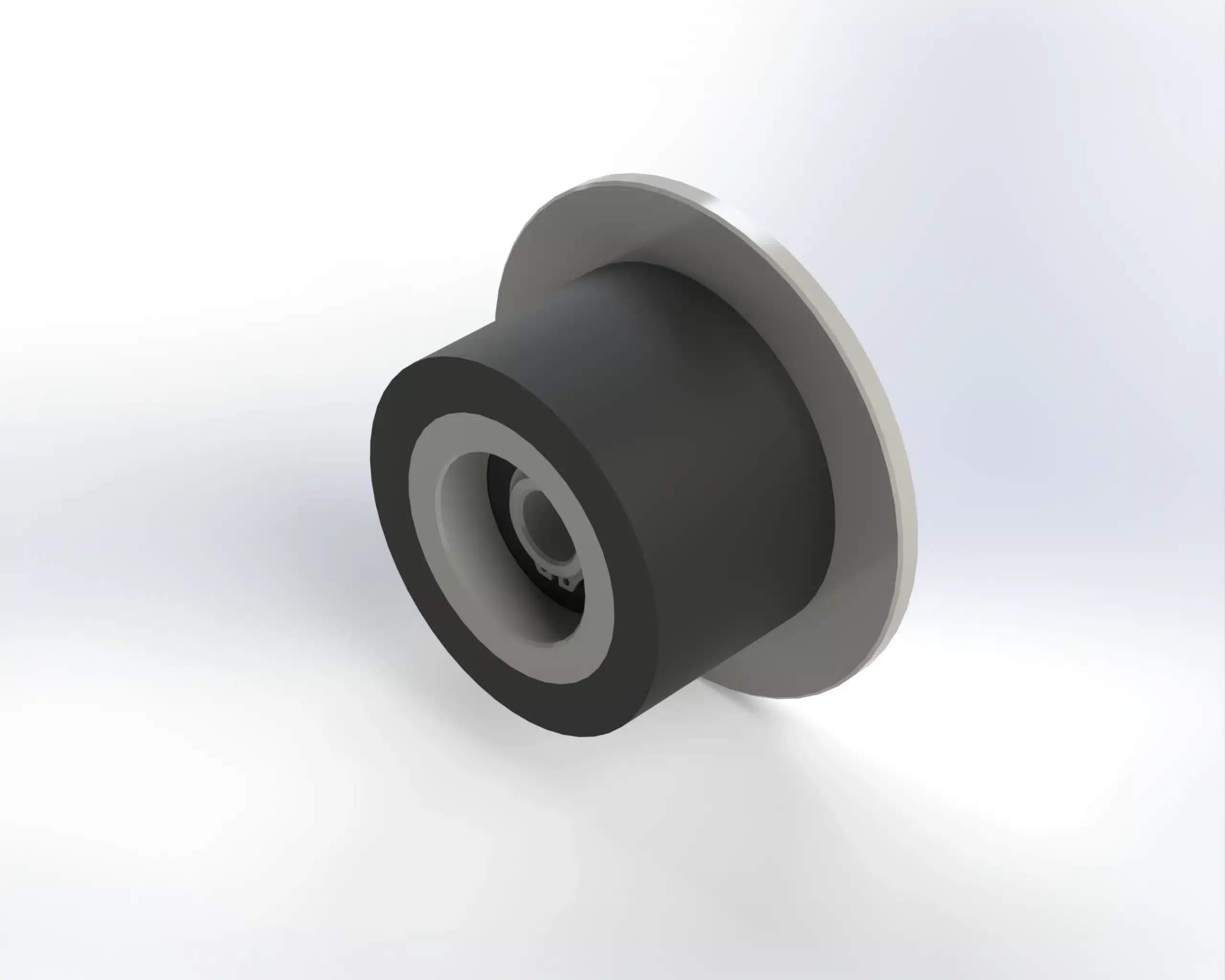 Idler wheel roller, flanged R5FBRRCU2