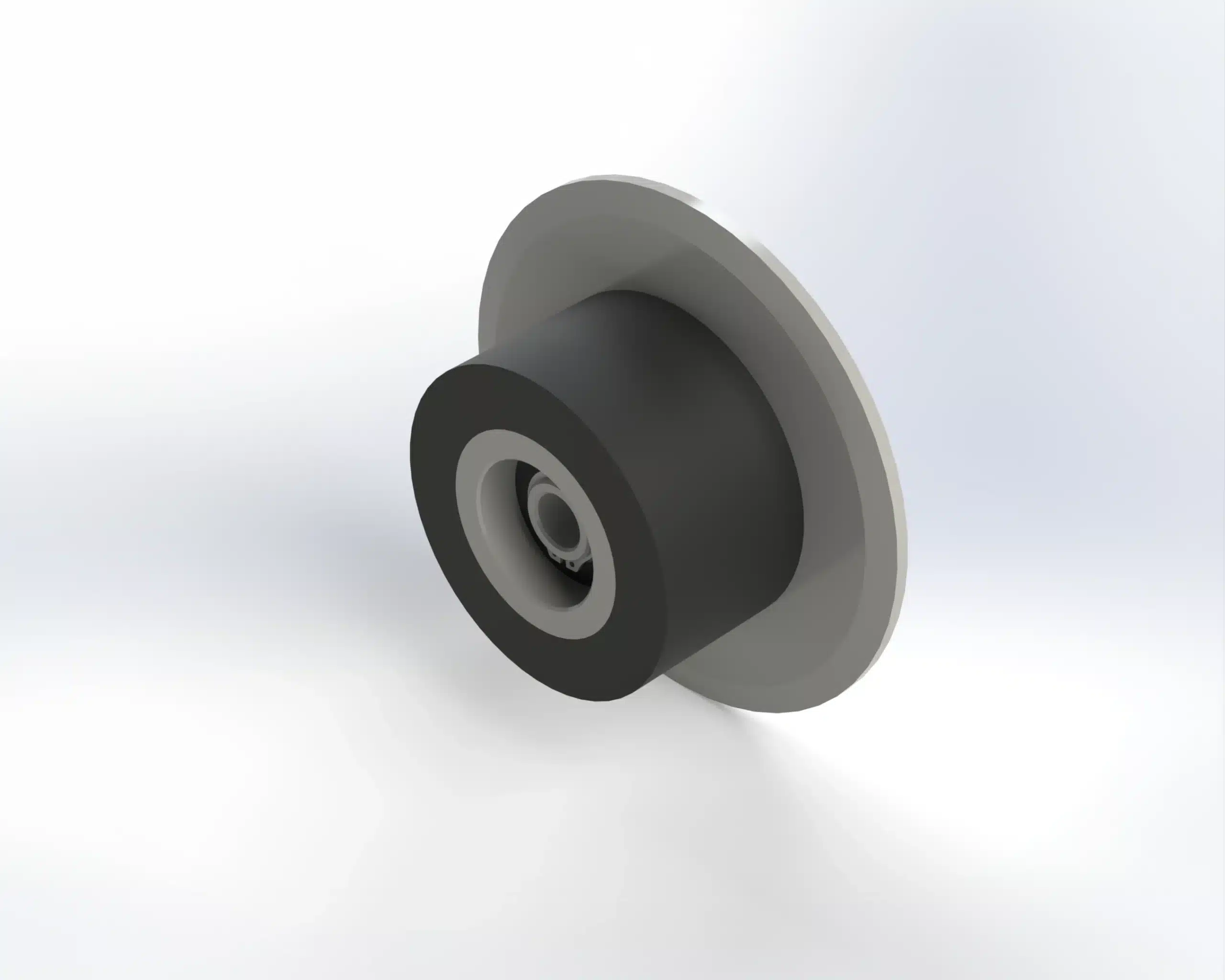 Idler wheel roller, flanged R6F4BRRU2