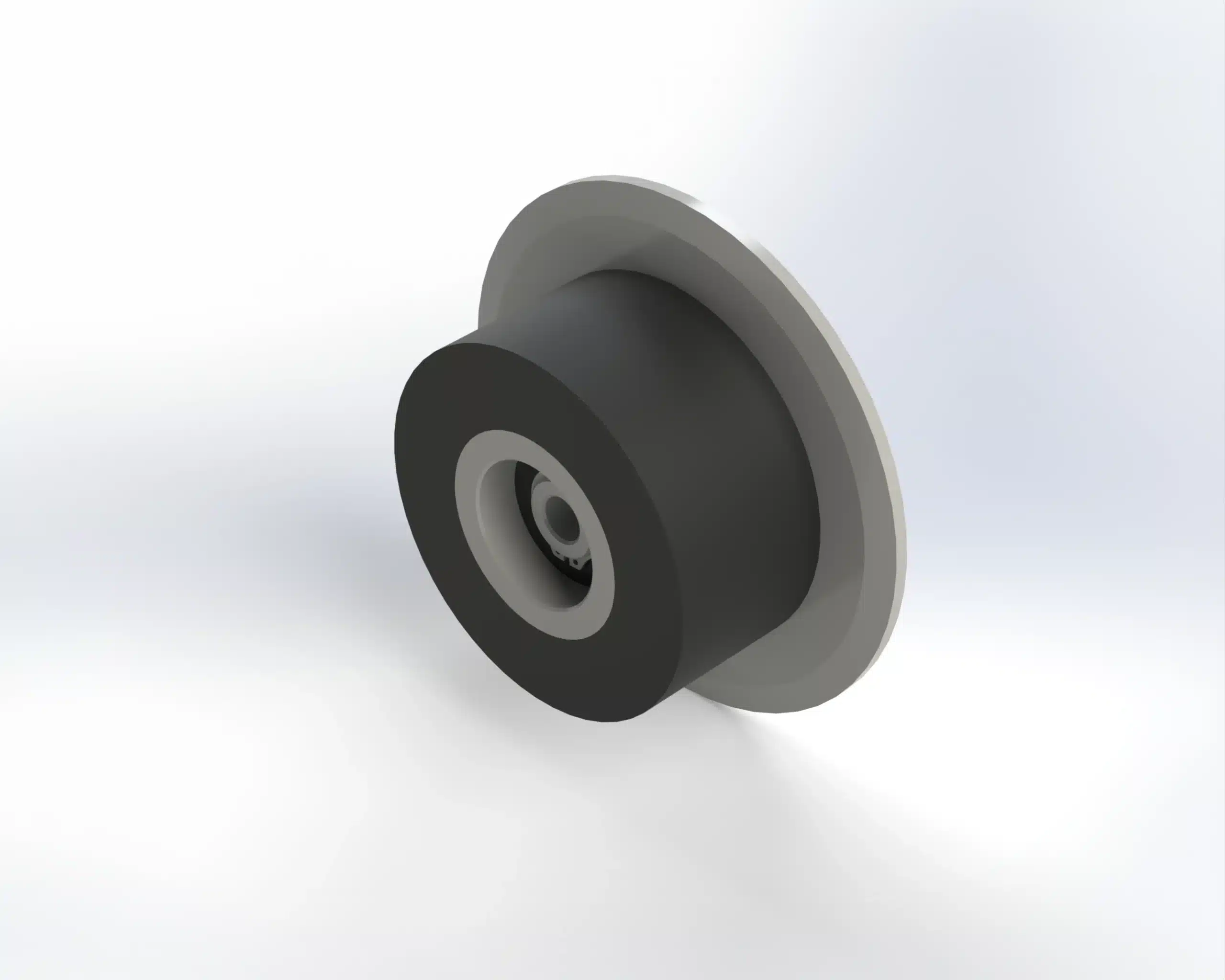 Idler wheel roller, flanged R6F5BRRU1