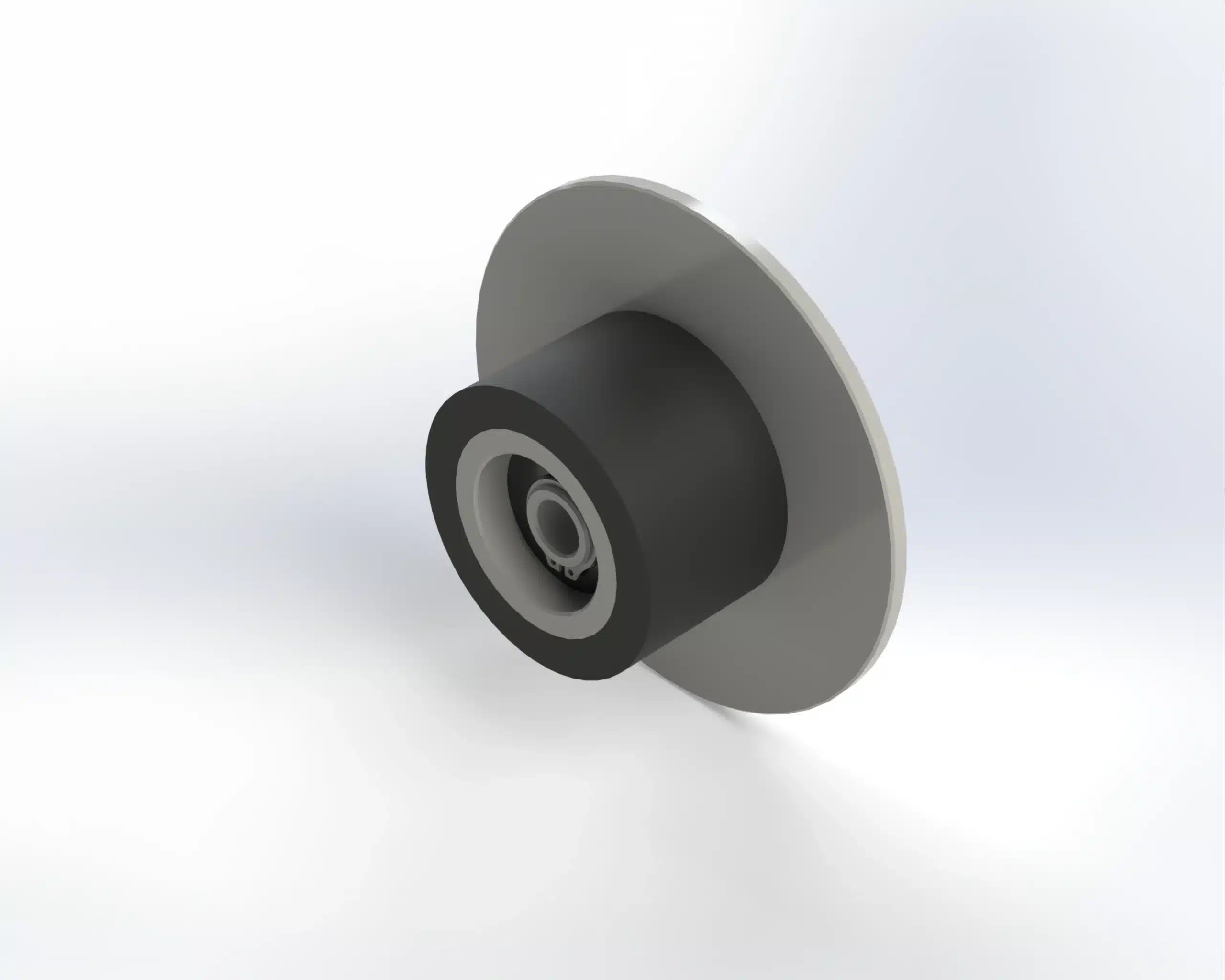 Idler wheel roller, flanged R6FBRRU2