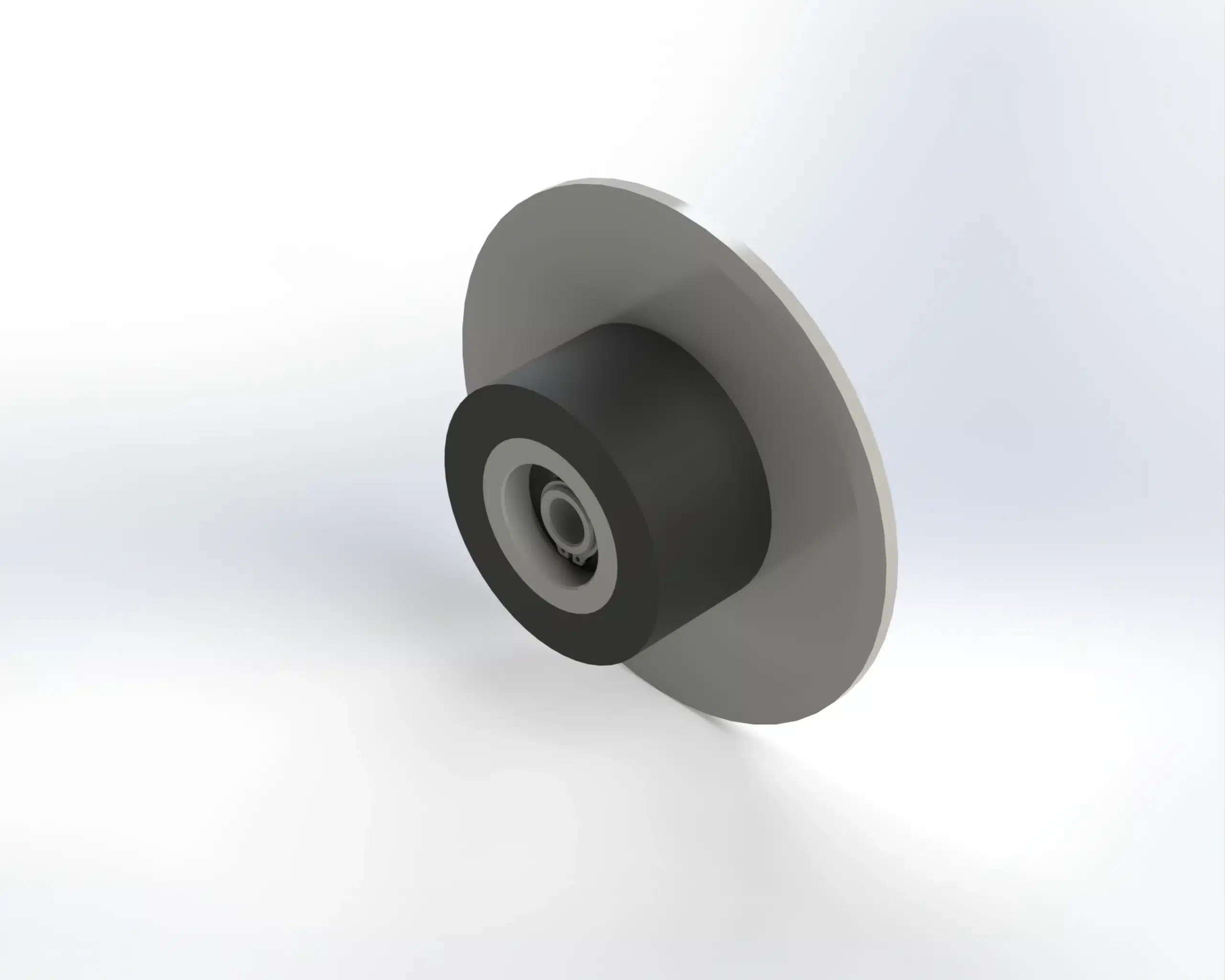 Idler wheel roller, flanged R8F4BRRU2