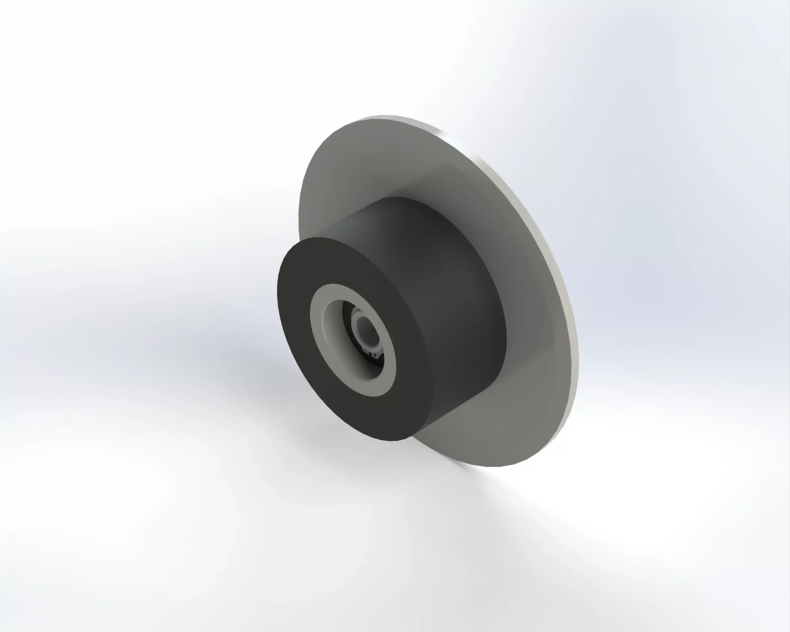 Idler wheel roller, flanged R8F5BRRU2